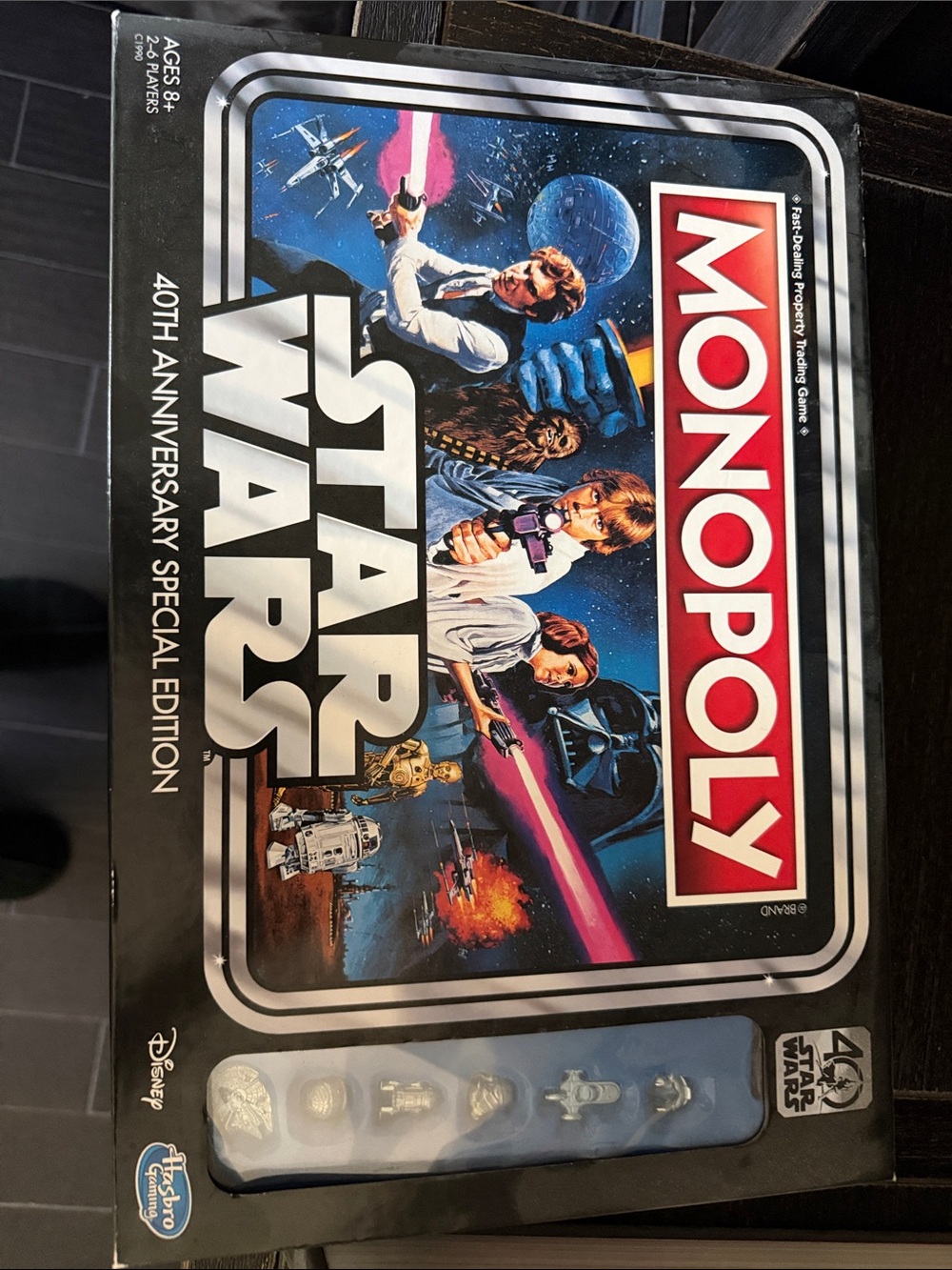 Hasbro Monopoly Star Wars 40th Anniversary Special Edition - Black, Red, Silver